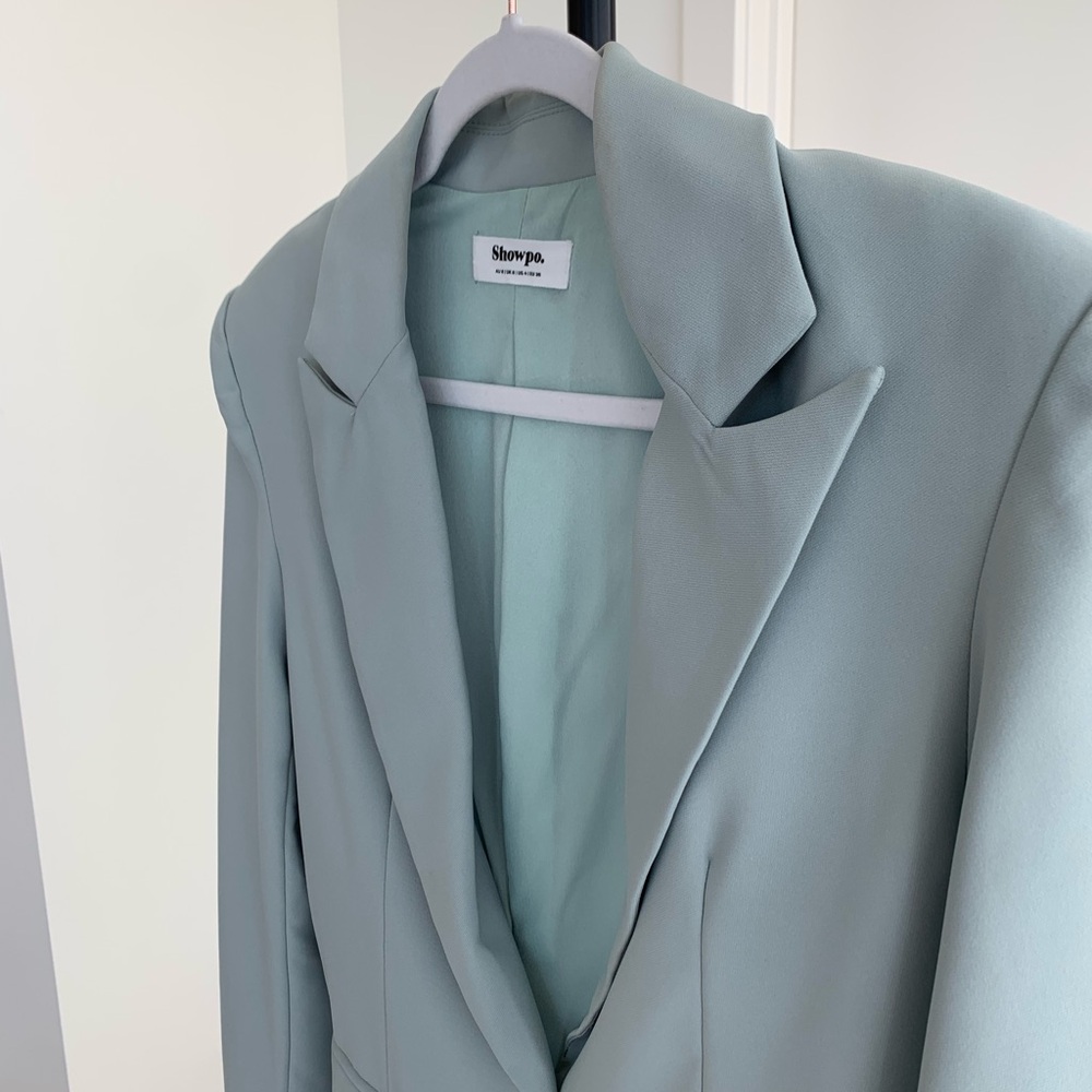 Mint Green Blazer Set - Picture 3 of 9